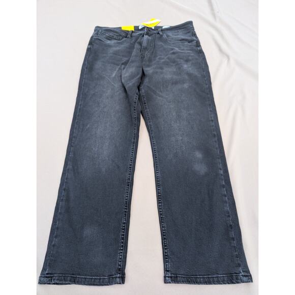 CXL by Christian Lacroix Men's Denim Fadded Black Slim Fit Jeans Size W36/L30 - Picture 1 of 6